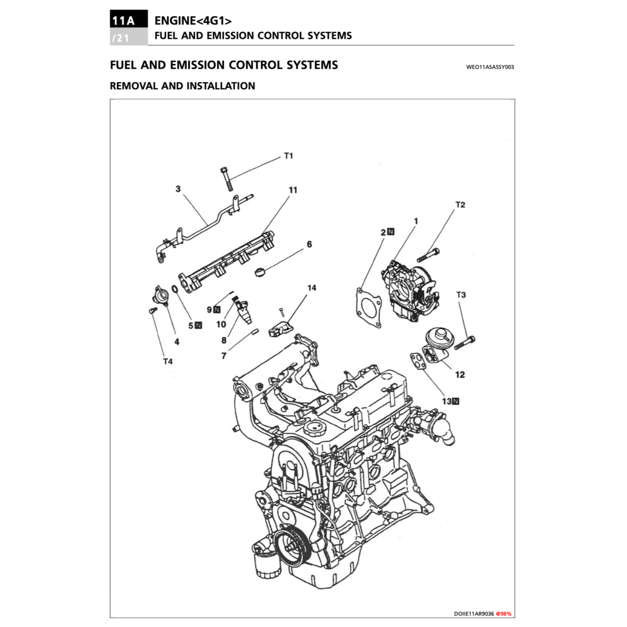 PROTON WAJA (2000-2011) SERVICE WORKSHOP MANUAL