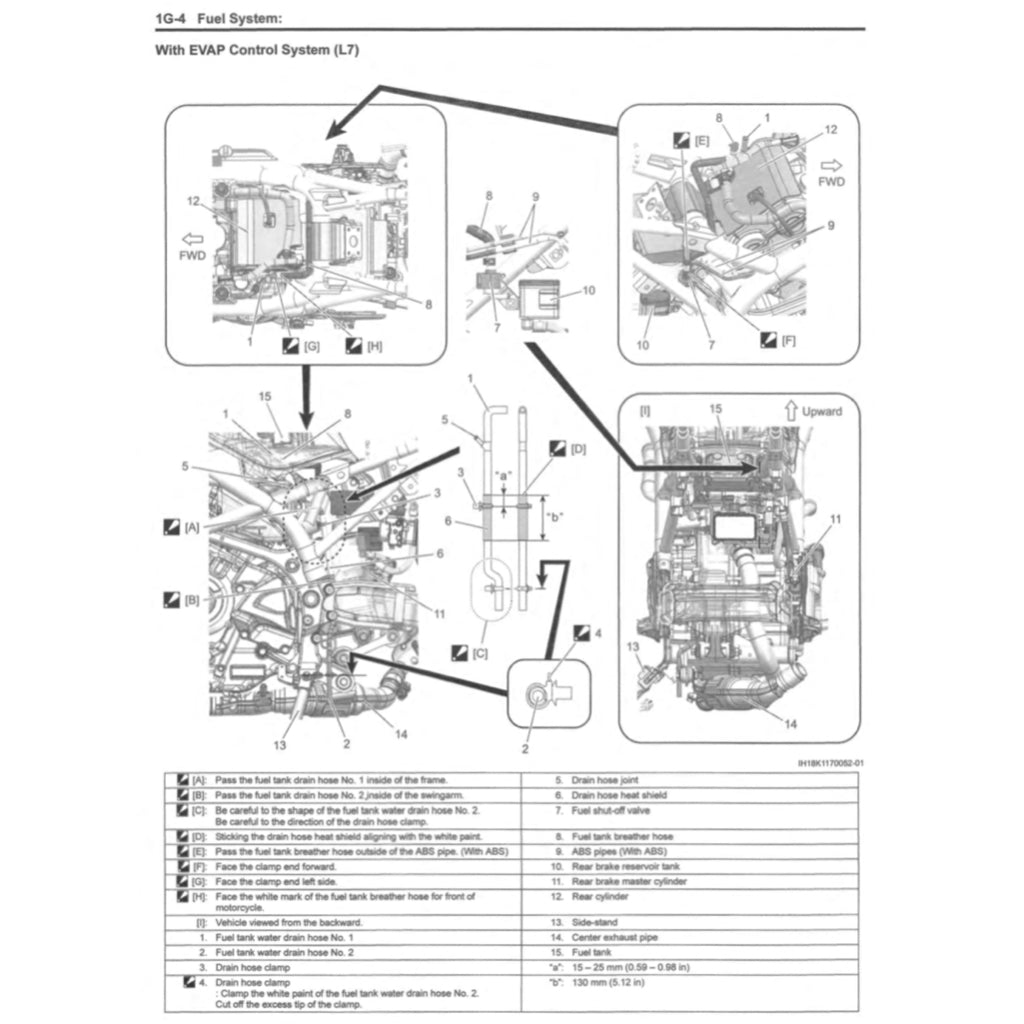 SUZUKI SV650 SV650/A/XA "L7-L9" (2017-2023) SERVICE WORKSHOP MANUAL + PARTS CATALOGUE + OWNER'S MANUAL