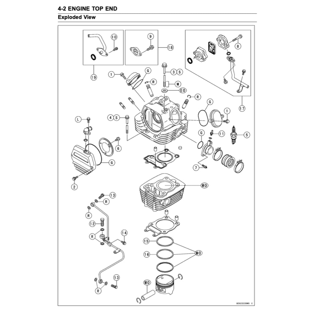 KAWASAKI ELIMINATOR 125 / MODENAS JAGUH 175 (1997-2007) SERVICE WORKSHOP MANUAL + PARTS CATALOGUE + OWNER'S MANUAL