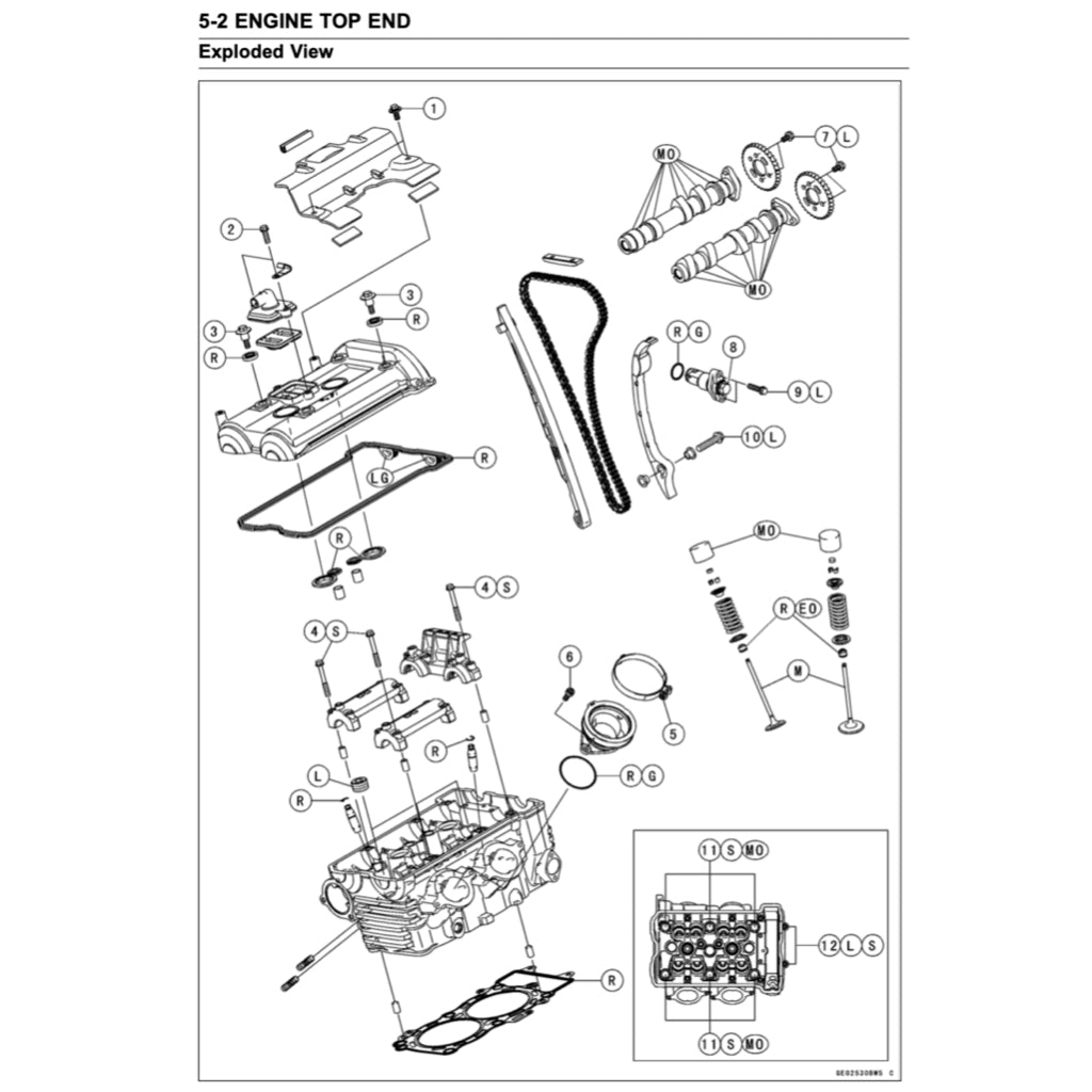 KAWASAKI ER-6f ER6f (2006-2014) SERVICE WORKSHOP MANUAL + OWNER'S MANUAL