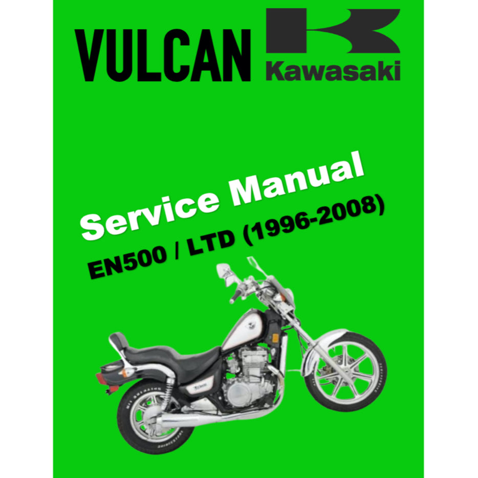 KAWASAKI VULCAN EN500 / LTD (1996-2008) SERVICE WORKSHOP MANUAL