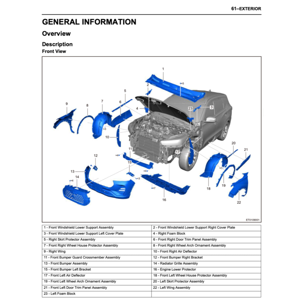 CHERY TIGGO 7 PRO (2020+) SERVICE WORKSHOP MANUAL