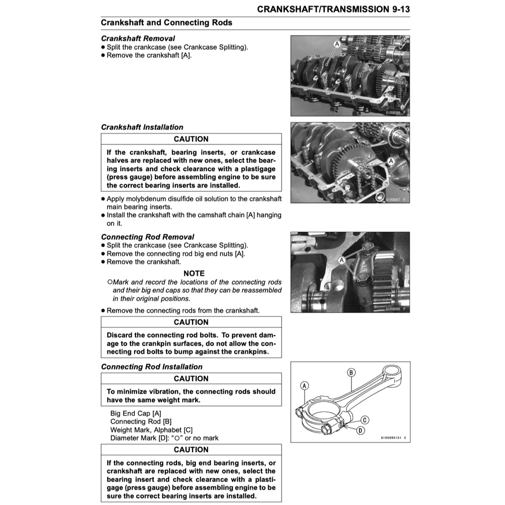 KAWASAKI Z1000 (2007-2009) SERVICE WORKSHOP MANUAL + OWNER'S MANUAL