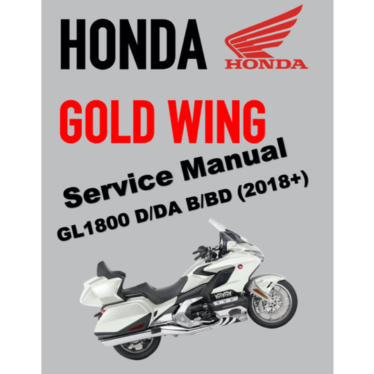 HONDA GOLD WING GL1800 (2018+) SERVICE WORKSHOP MANUAL + OWNER'S MANUAL