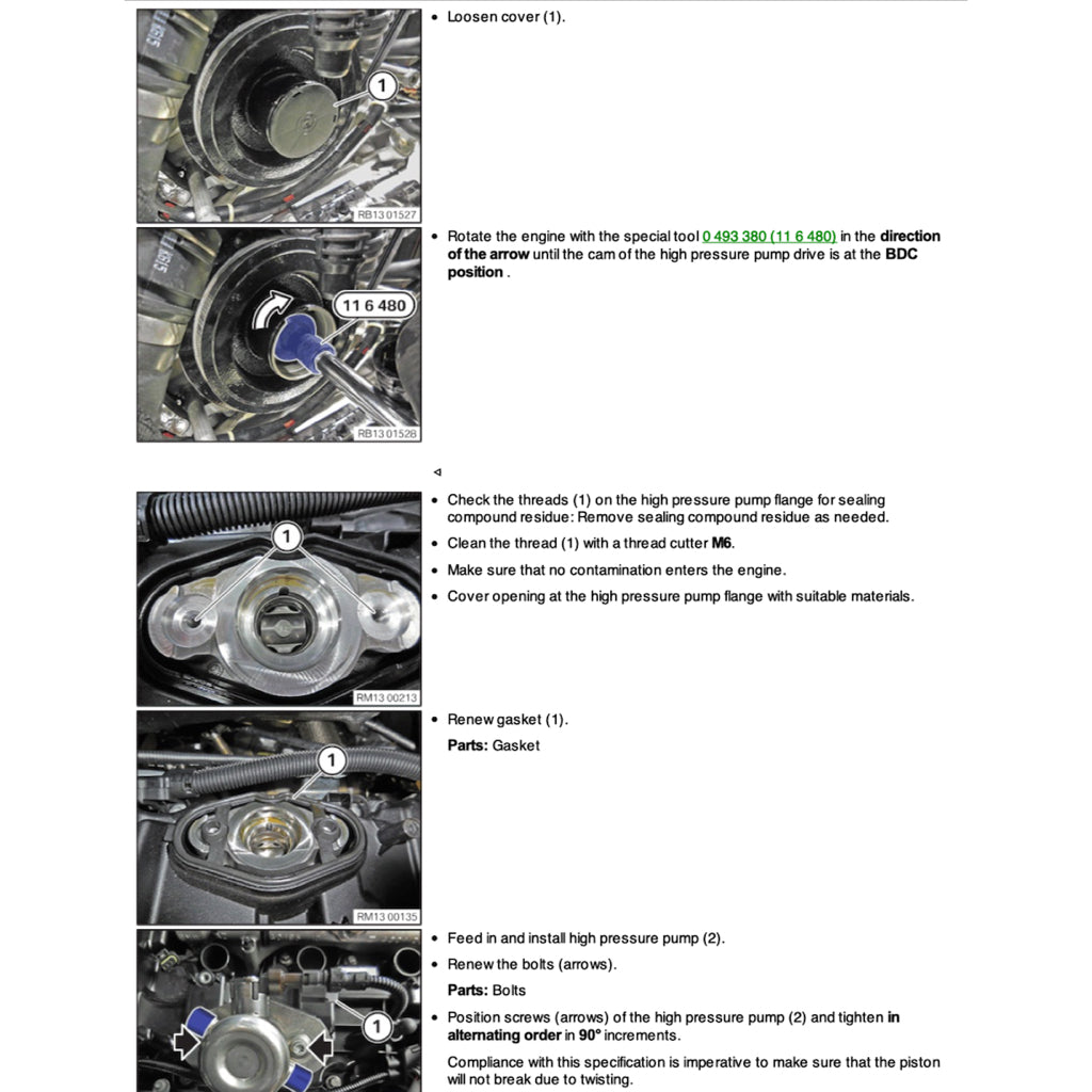 BMW ENGINE N20 / B48 SERVICE REPAIR MANUAL