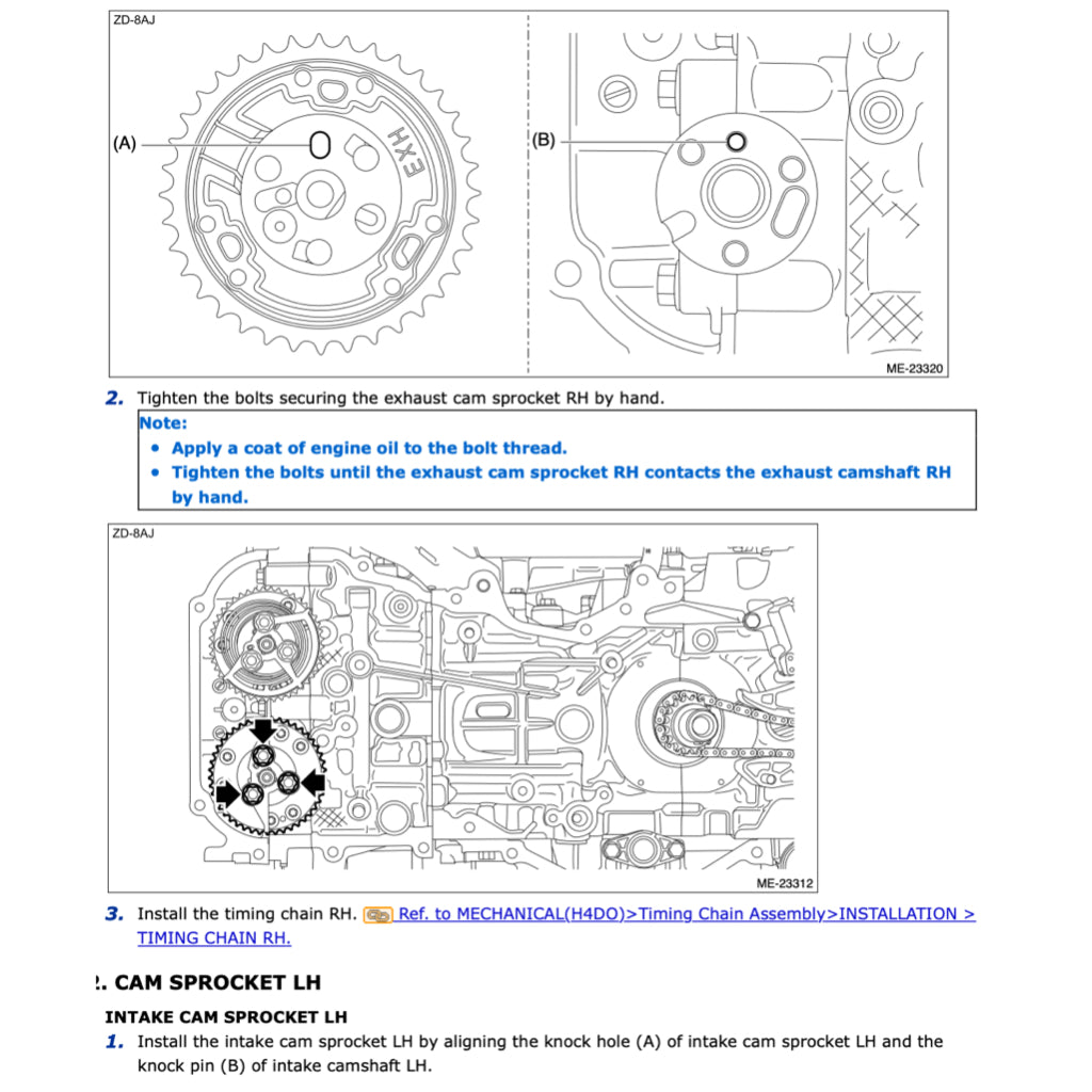 SUBARU BRZ ZD8 (2021+) SERVICE WORKSHOP MANUAL + PARTS CATALOGUE