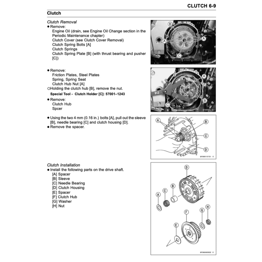KAWASAKI Z1000 (2003-2006) SERVICE WORKSHOP MANUAL + PARTS CATALOGUE + OWNER'S MANUAL