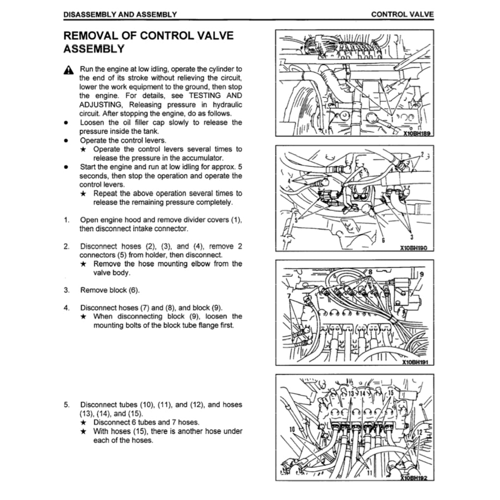 KOMATSU PC200/210/220/25 LC-6-7-8 SERVICE WORKSHOP MANUAL
