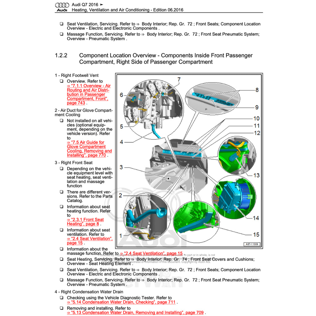 AUDI Q7 4M (2015-2020) SERVICE WORKSHOP MANUAL