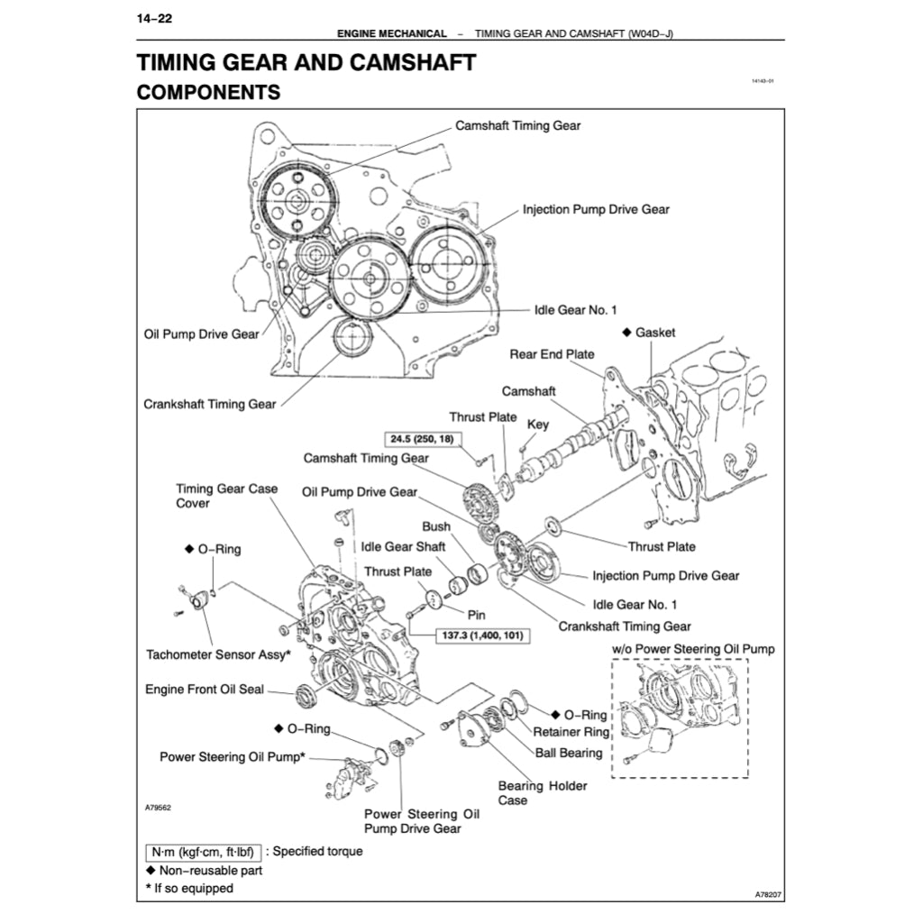 HINO ENGINE W04D-J WORKSHOP SERVICE REPAIR MANUAL