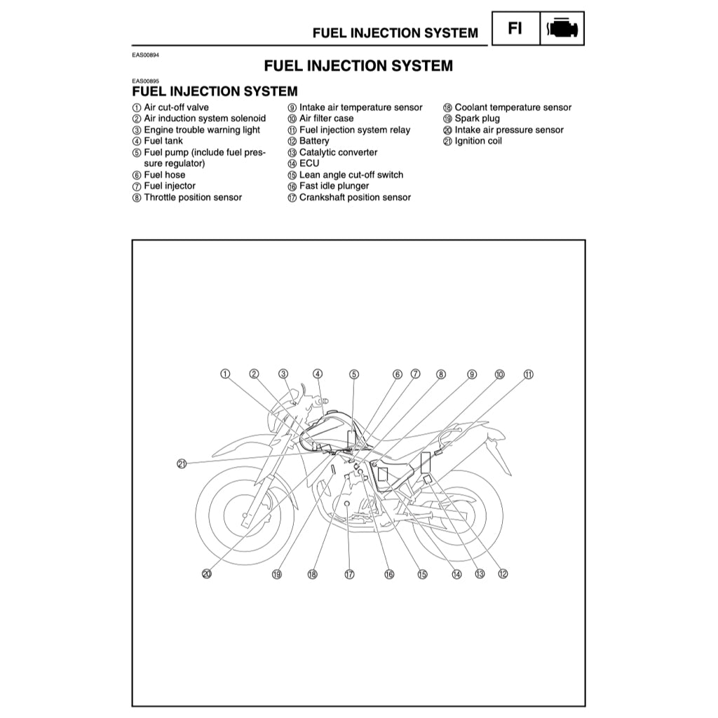 YAMAHA XT660 R/X TENERE (2004-2017) SERVICE WORKSHOP MANUAL + OWNER MANUAL
