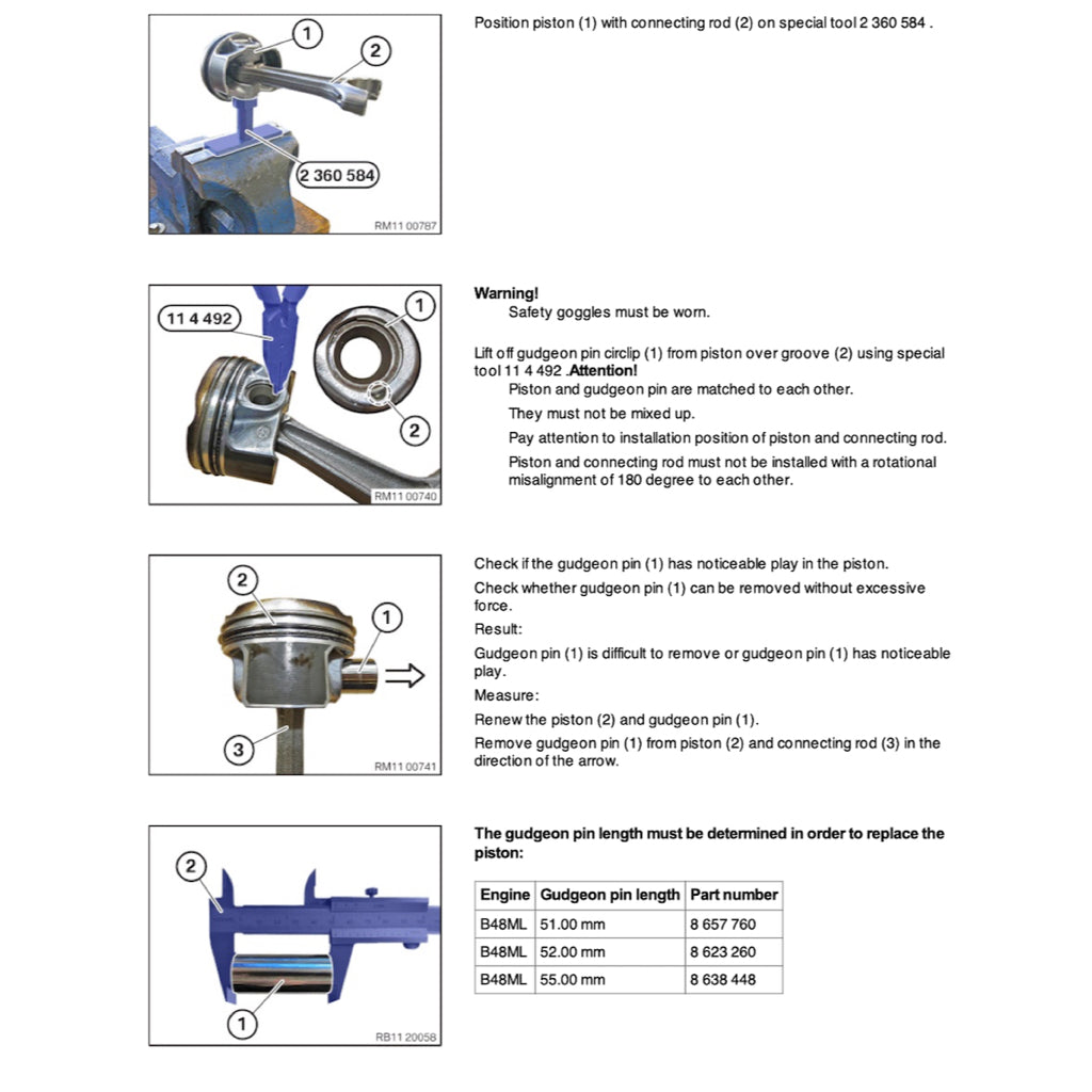 BMW ENGINE N20 / B48 SERVICE REPAIR MANUAL