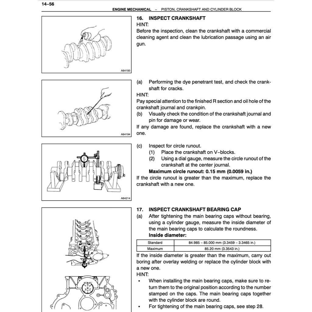 HINO ENGINE SC05C B/TA/TB WORKSHOP SERVICE REPAIR MANUAL