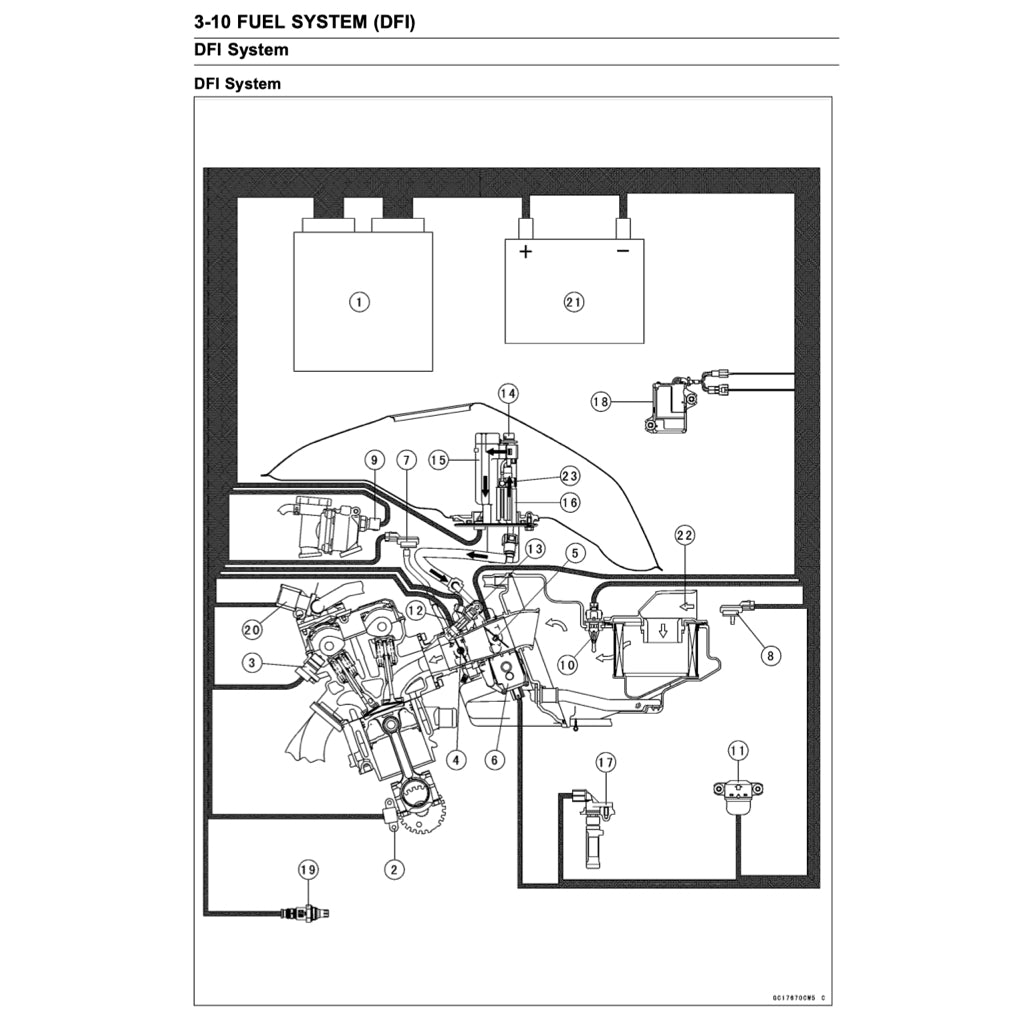 KAWASAKI Z1000 (2007-2009) SERVICE WORKSHOP MANUAL + OWNER'S MANUAL