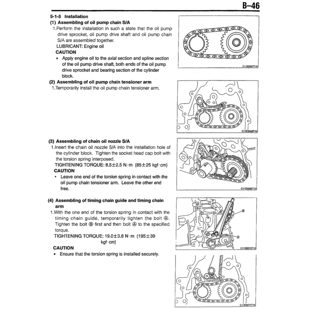 DAIHATSU ENGINE JB-DET SERVICE WORKSHOP MANUAL
