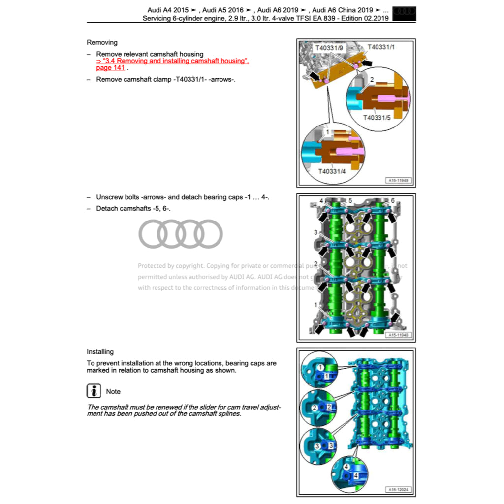 Audi A8 D5/4N (2017+) SERVICE WORKSHOP MANUAL