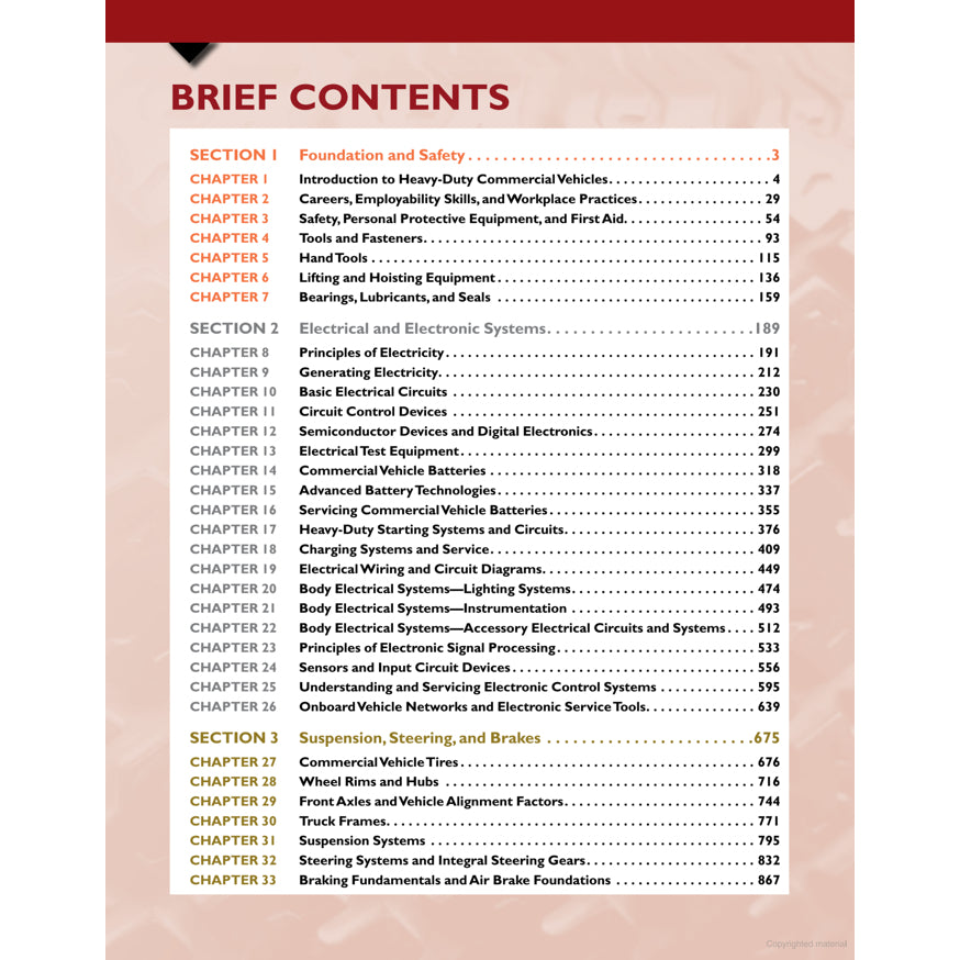 FUNDAMENTALS OF MEDIUM/HEAVY DUTY COMMERCIAL VEHICLE SYSTEMS (2021) - CDX Learning Systems