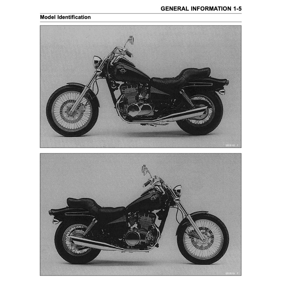 KAWASAKI VULCAN EN500 / LTD (1996-2008) SERVICE WORKSHOP MANUAL