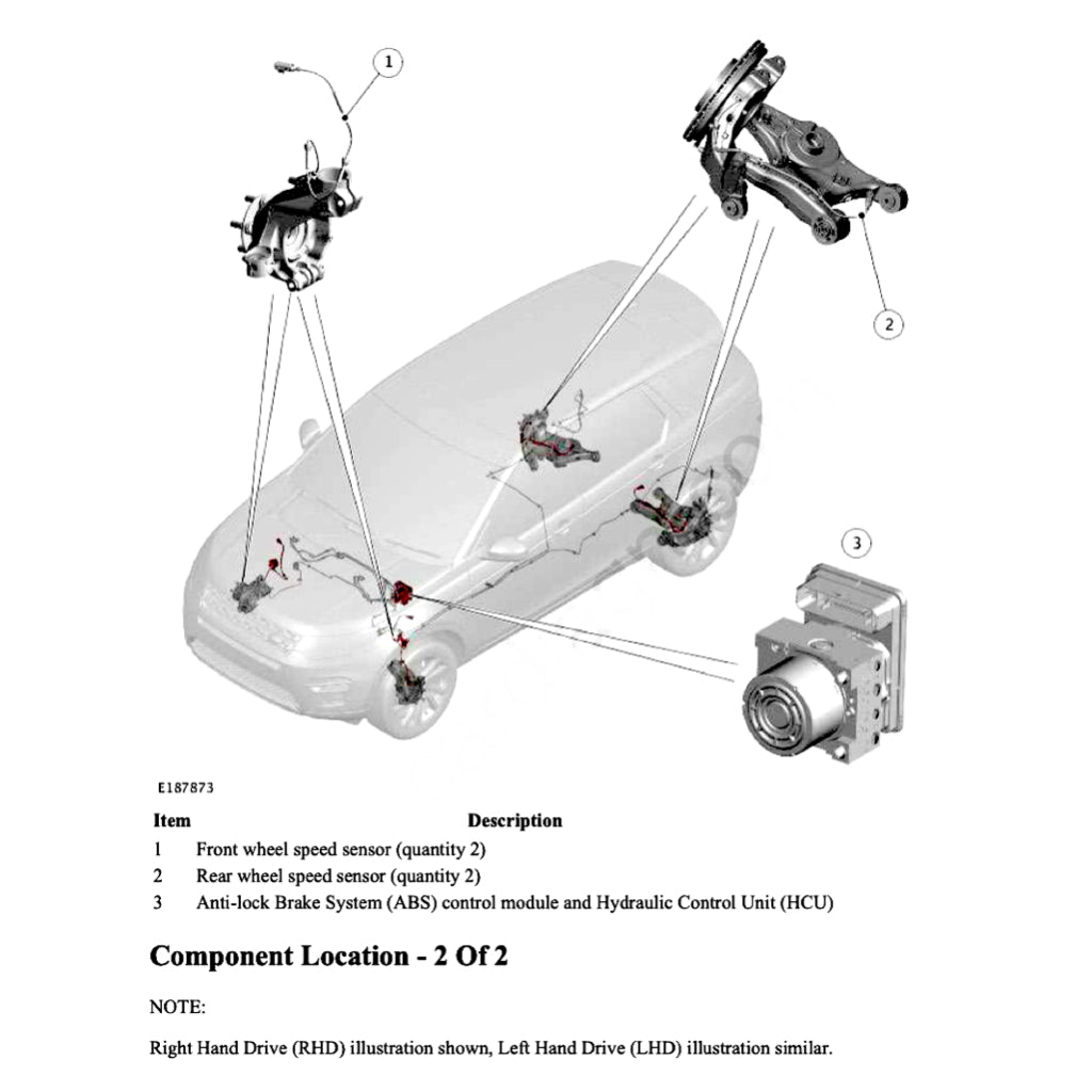 JAGUAR E-PACE X540 Service Workshop Manual (2017+)