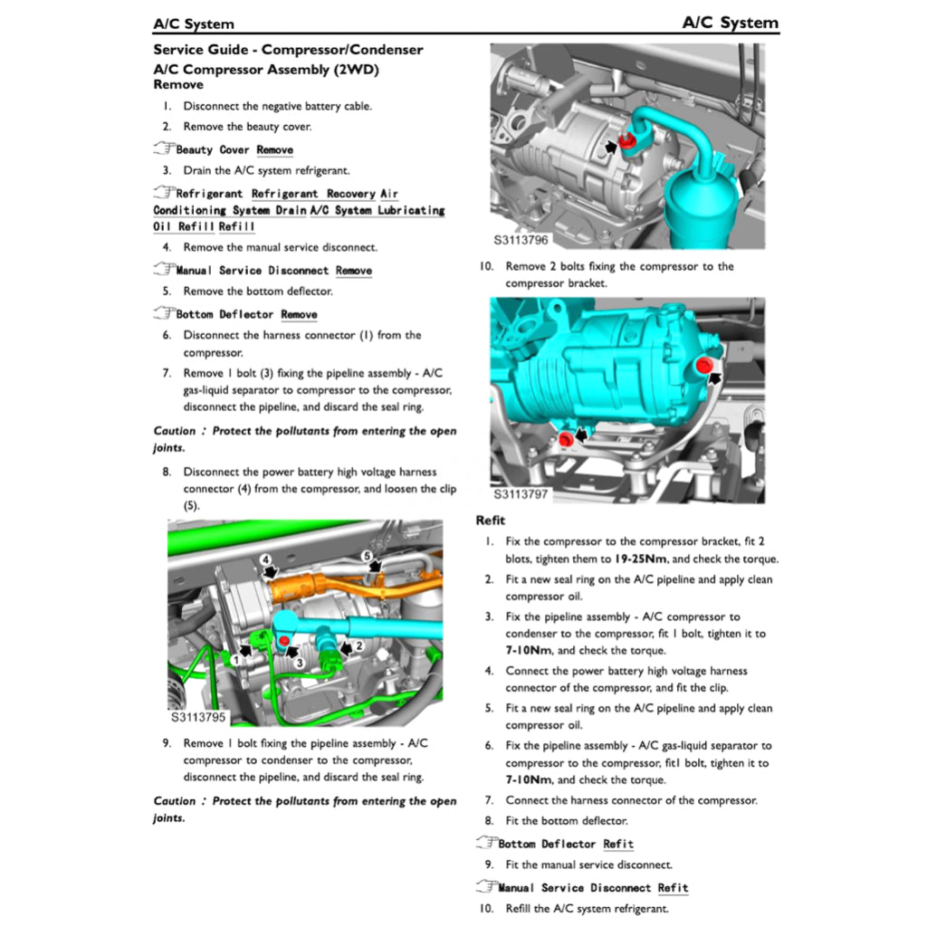 MG4 EV EH32 (2022+) SERVICE WORKSHOP MANUAL