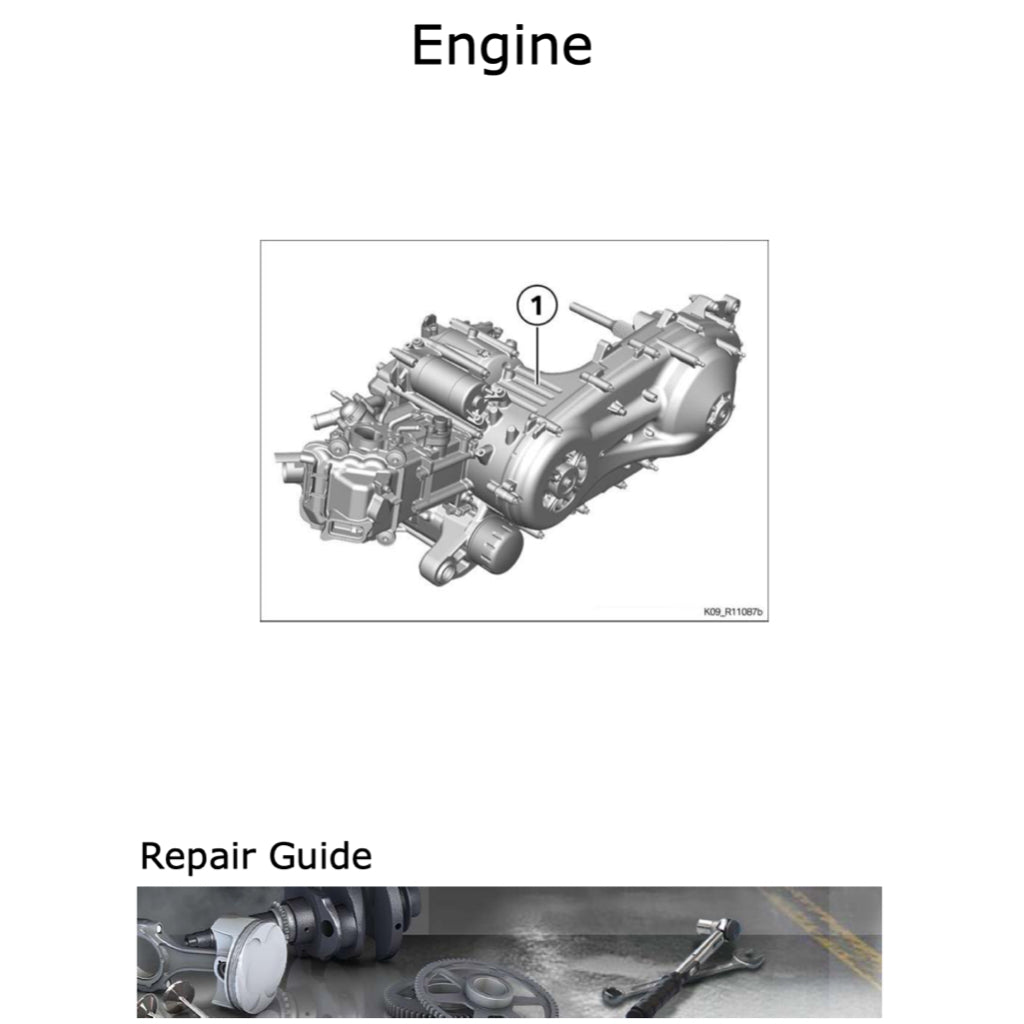 BMW C400 GT K08 (2018+) SERVICE WORKSHOP MANUAL + PARTS CATALOGUE + RIDER'S MANUAL