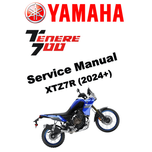 YAMAHA TENERE T700 (2024+) SERVICE WORKSHOP MANUAL + PARTS CATALOGUE + OWNER'S MANUAL