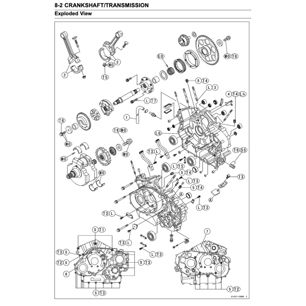 KAWASAKI VULCAN 1500 VN1500 (1988-2008) SERVICE WORKSHOP MANUAL