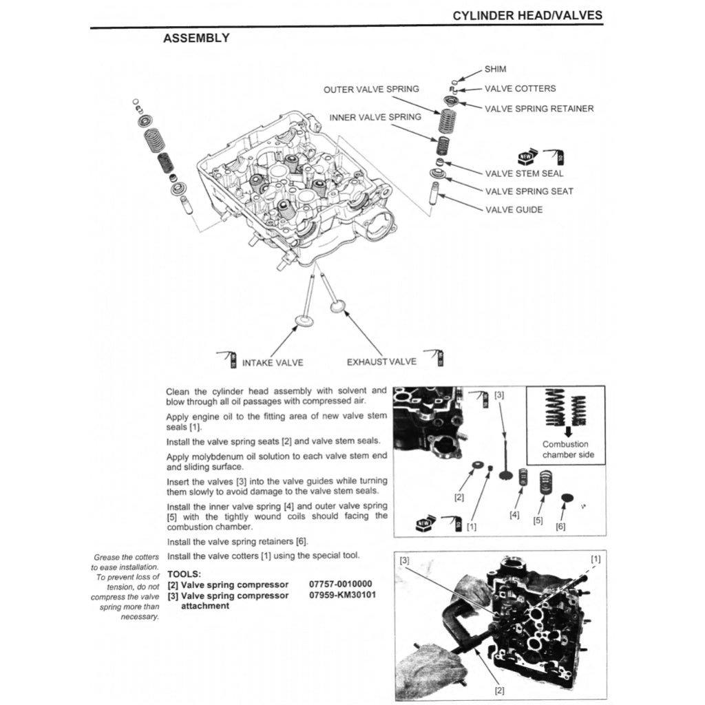 HONDA CB500X (2013-2018) SERVICE WORKSHOP MANUAL + PARTS CATALOGUE + OWNER'S MANUAL