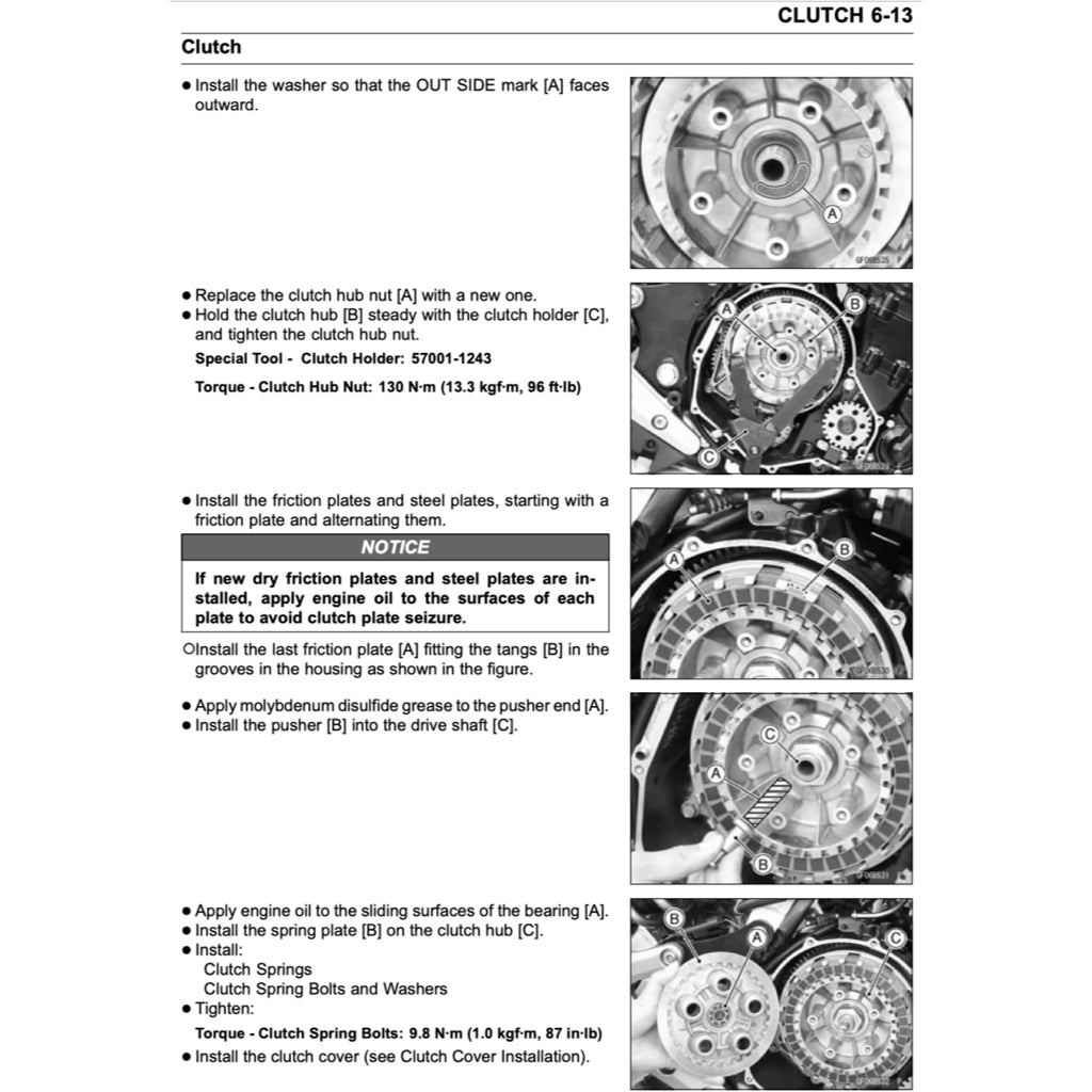 KAWASAKI ER-6f ER6f (2006-2014) SERVICE WORKSHOP MANUAL + OWNER'S MANUAL