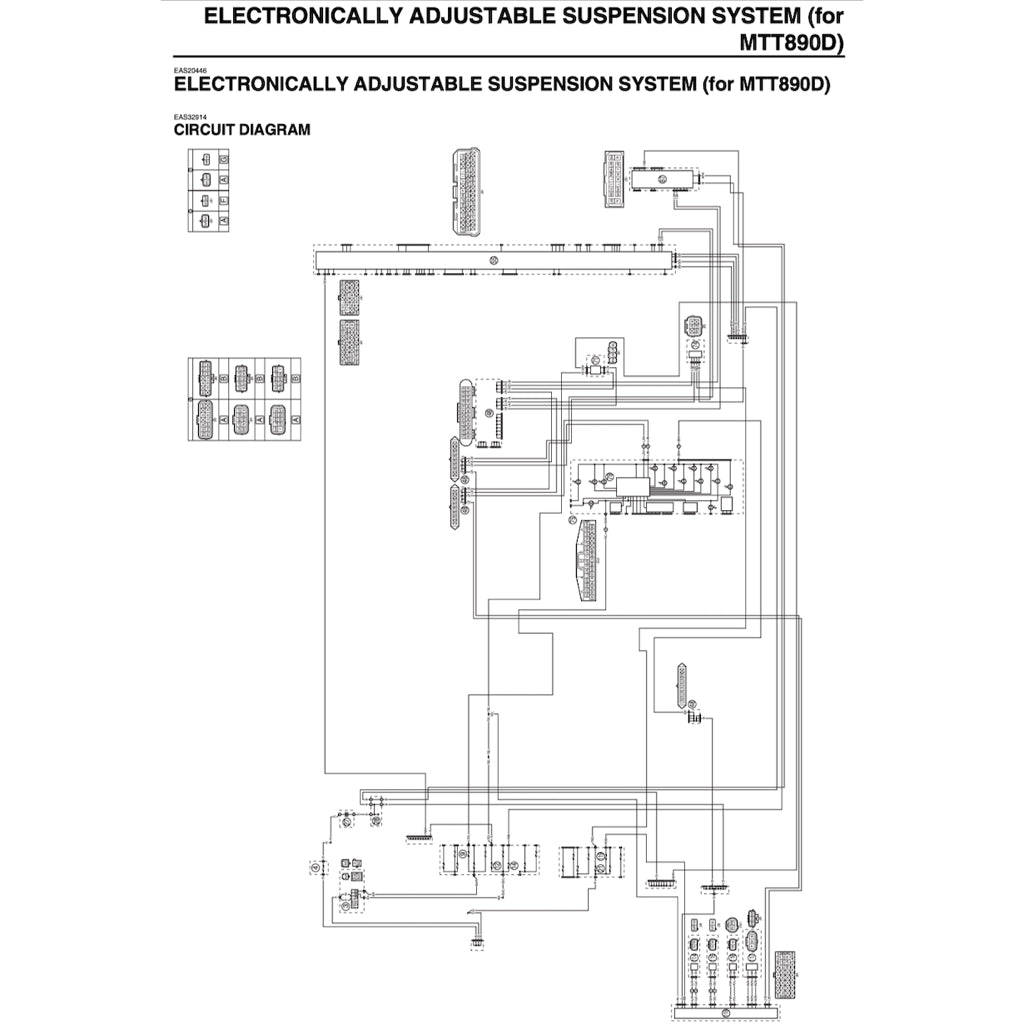 YAMAHA TRACER 9 /TRACER 9GT (2021-2024) SERVICE WORKSHOP MANUAL + PARTS CATALOGUE + OWNER'S MANUAL