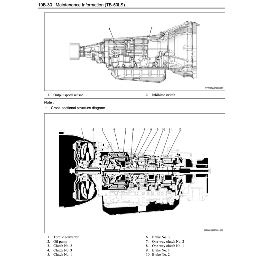 ISUZU D-MAX TFR / TFS (2012-2020) SERVICE WORKSHOP MANUAL
