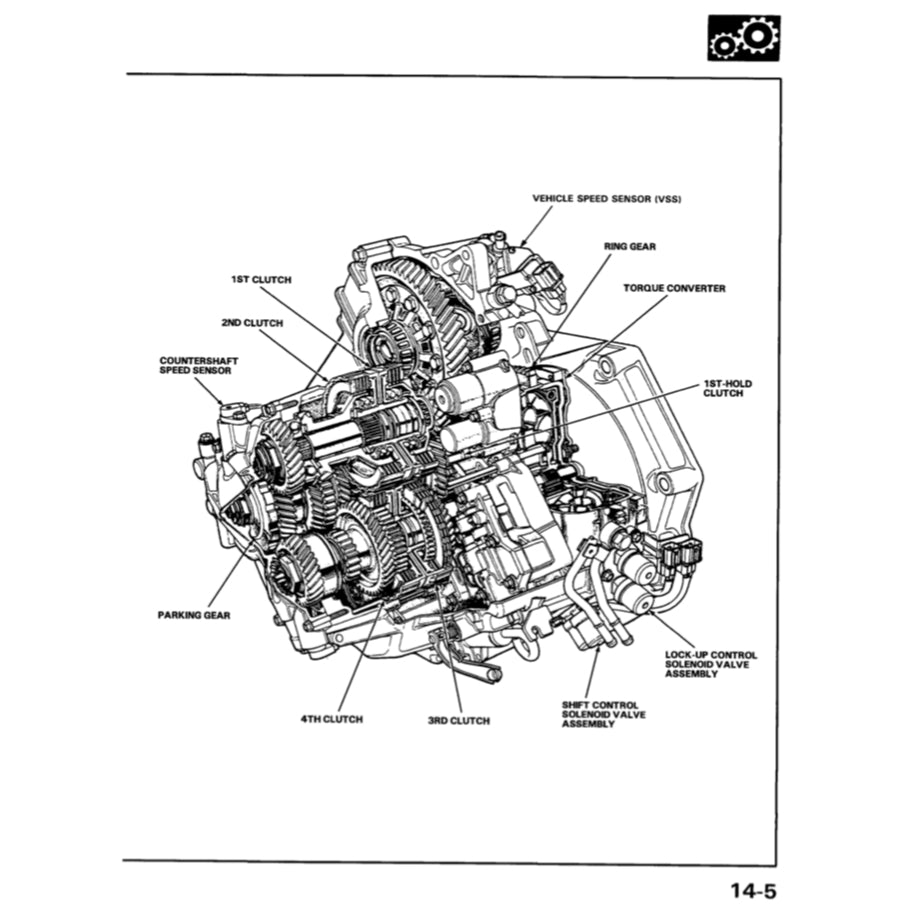 HONDA ACCORD 5 CC/CE (1993-1998) SERVICE WORKSHOP MANUAL