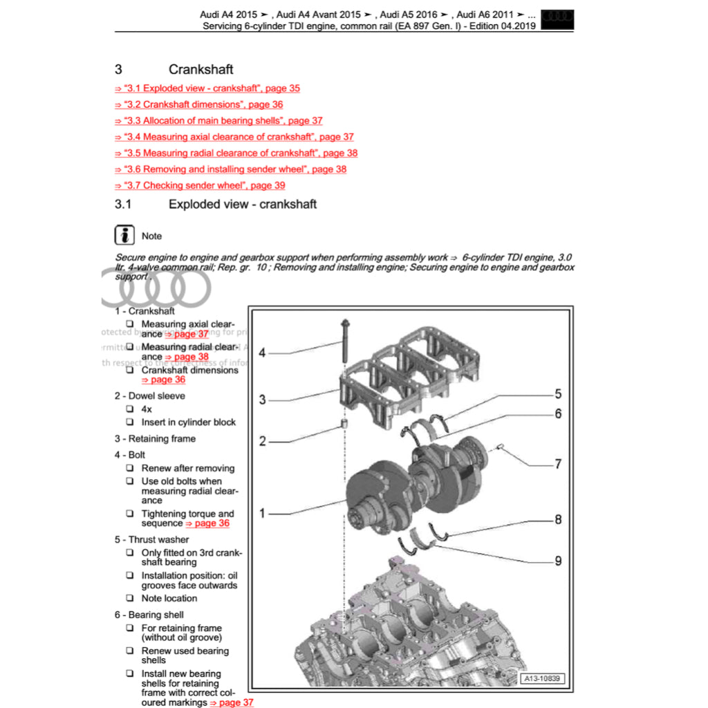 Audi A8 D5/4N (2017+) SERVICE WORKSHOP MANUAL