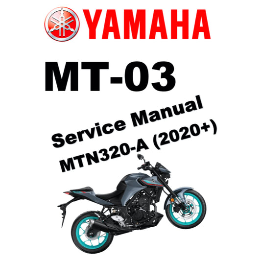 YAMAHA MT-03 / MT-25 / MT25 V2 (2020+) SERVICE WORKSHOP MANUAL + OWNER'S MANUAL