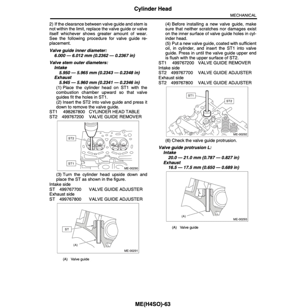 SUBARU IMPREZA WRX STI (2006-2007) SERVICE WORKSHOP MANUAL