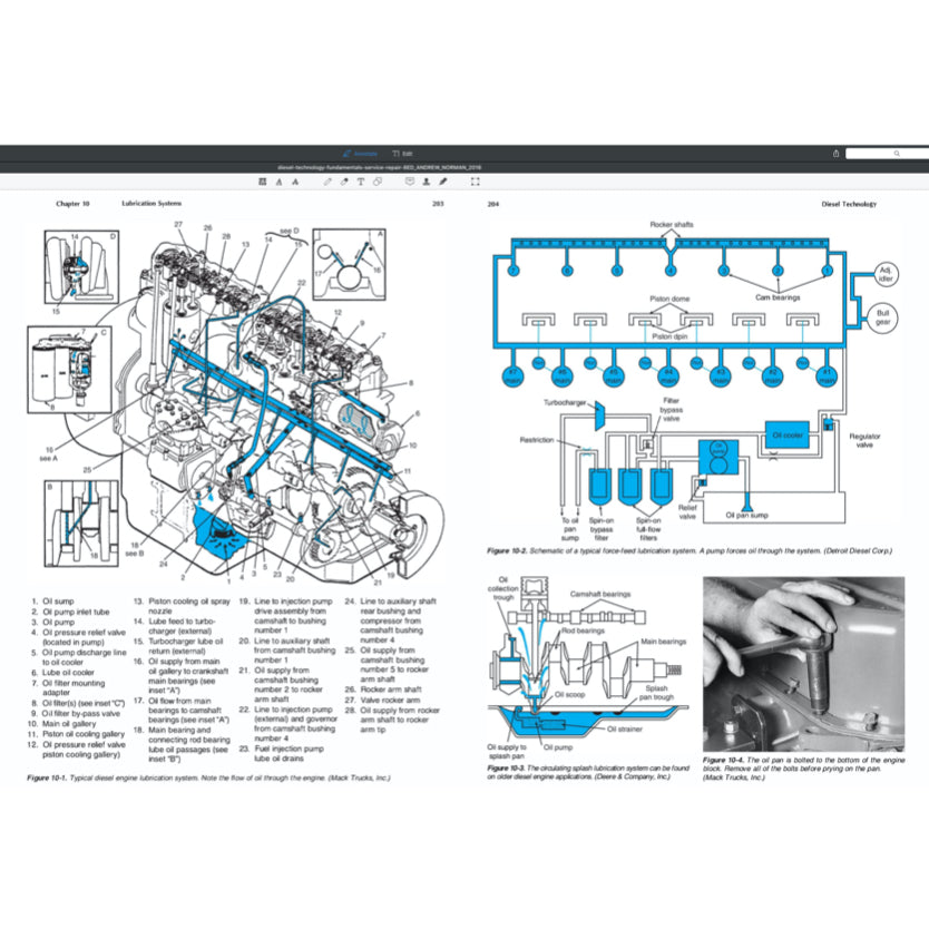 DIESEL TECHNOLOGY FUNDAMENTALS, SERVICE, REPAIR - ANDREW NORMAN, 8TH ED., 2016