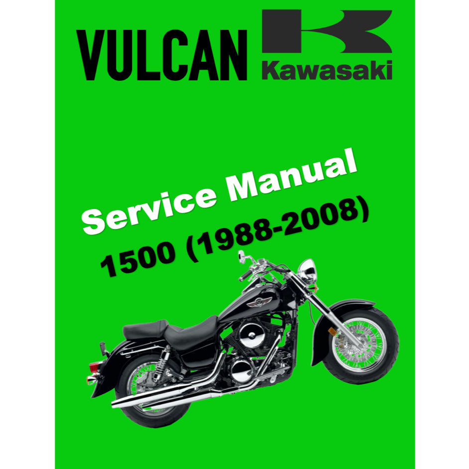 KAWASAKI VULCAN 1500 VN1500 (1988-2008) SERVICE WORKSHOP MANUAL
