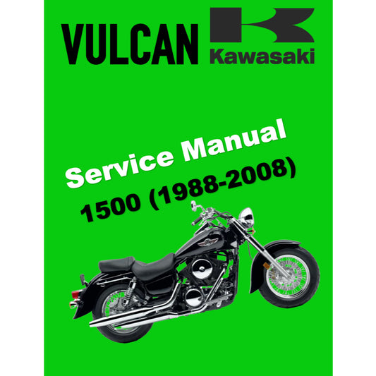 KAWASAKI VULCAN 1500 VN1500 (1988-2008) SERVICE WORKSHOP MANUAL