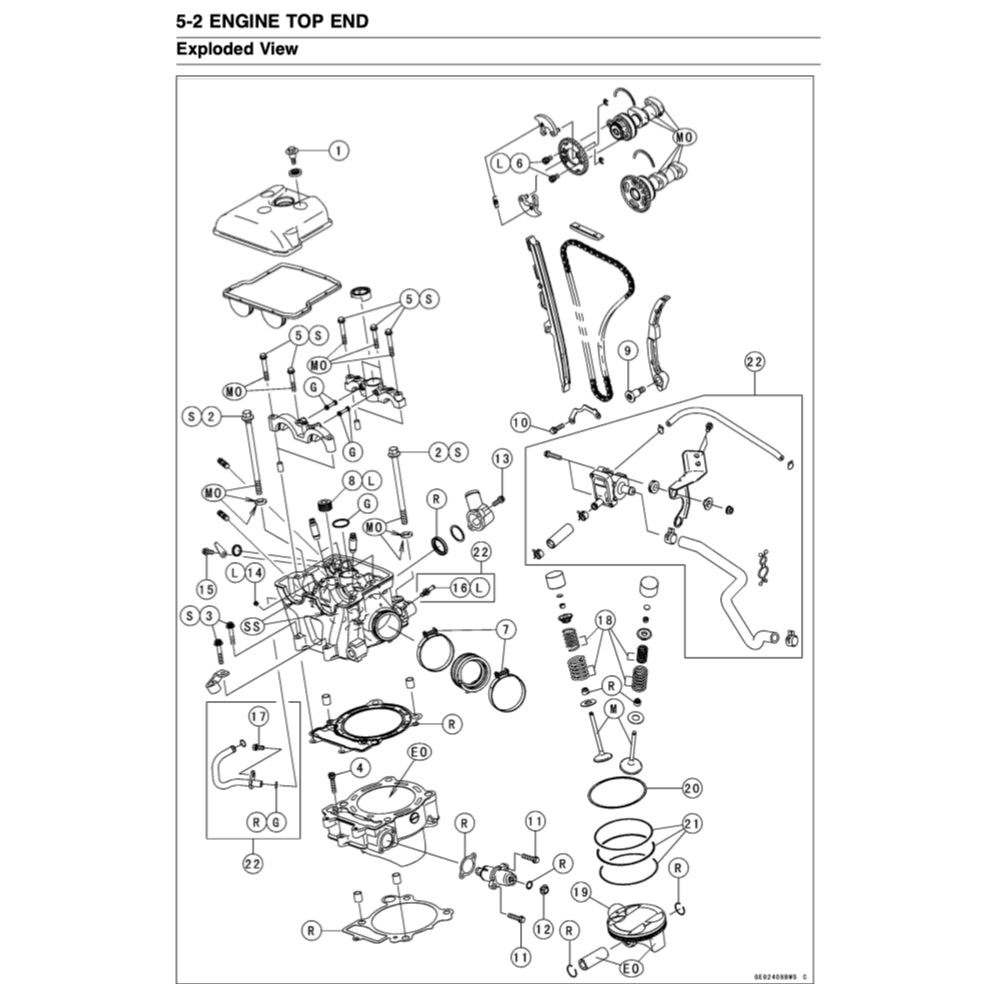 KAWASAKI KLX450R KLX 450R (2008-2016) SERVICE WORKSHOP MANUAL + PARTS CATALOGUE +OWNER'S MANUAL