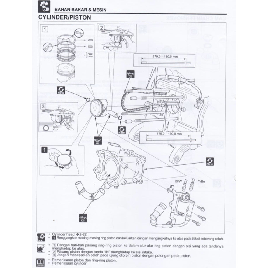 HONDA VARIO 150 VARIO150 CBT (2018+) SERVICE WORKSHOP MANUAL + PARTS CATALOGUE + OWNER'S MANUAL - BAHASA INDONESIA