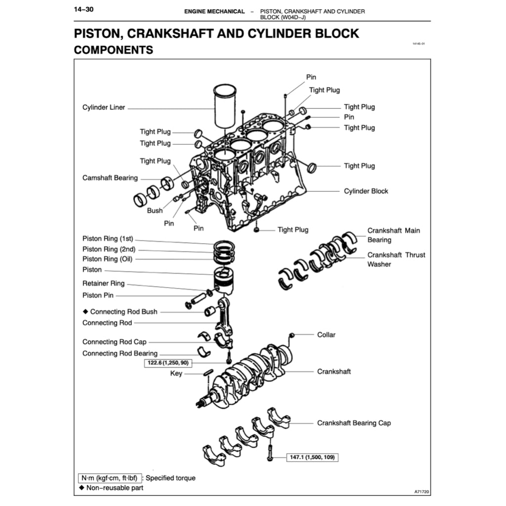 HINO ENGINE W04D-J WORKSHOP SERVICE REPAIR MANUAL