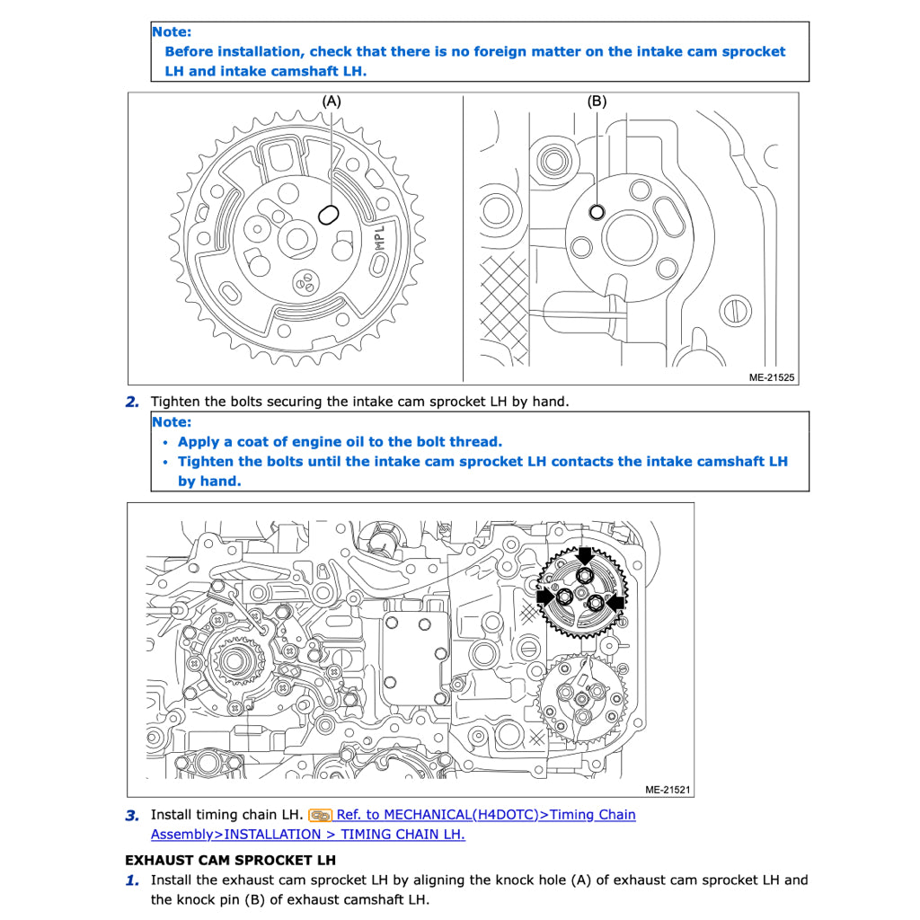 SUBARU WRX VB (2021+) SERVICE WORKSHOP MANUAL