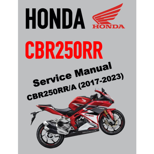 HONDA CBR 250RR CBR250RR MC51 (2017-2023) SERVICE WORKSHOP MANUAL + PARTS CATALOGUE + OWNER'S MANUAL - BAHASA INDONESIA