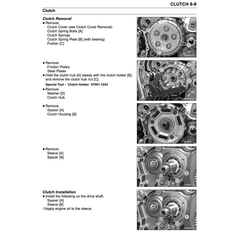 KAWASAKI KLR650 (2008-2021) SERVICE WORKSHOP MANUAL + OWNER'S MANUAL