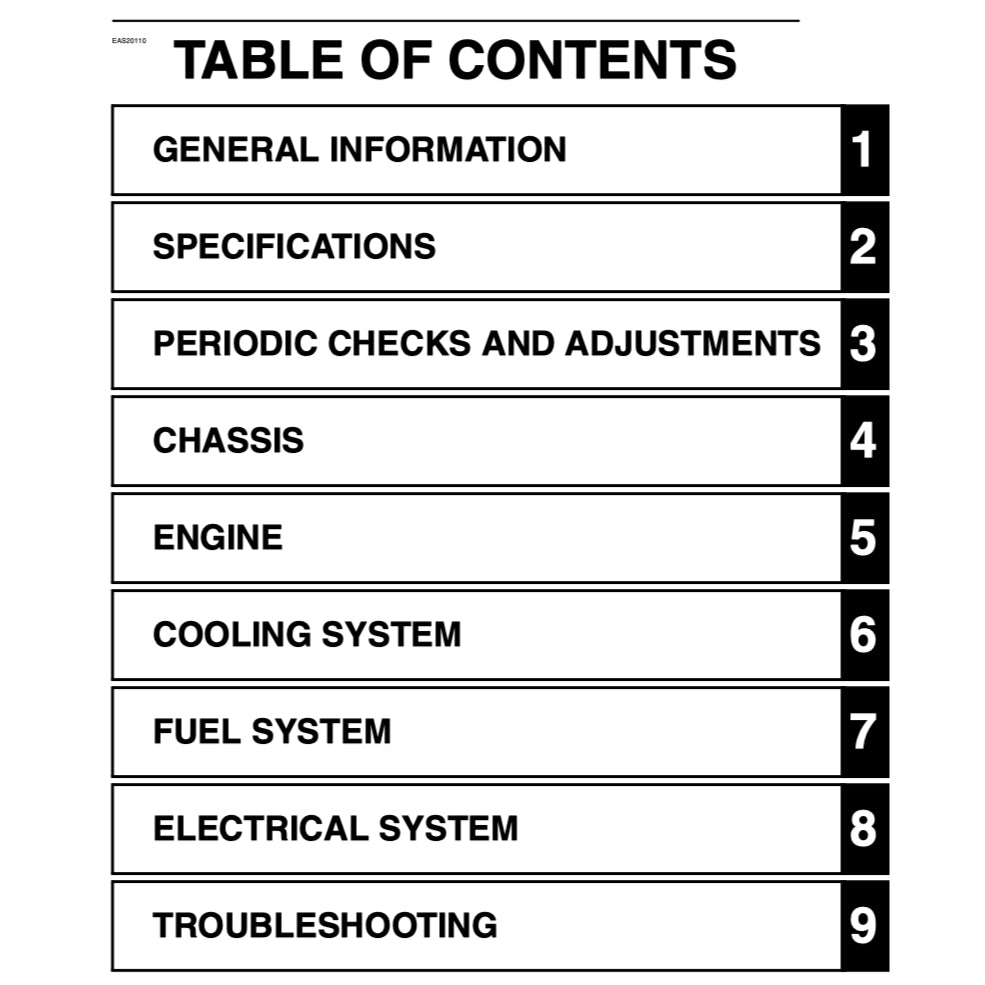 YAMAHA FZ8N FZ8 FAZER8 FAZER 8 (2010-2015) SERVICE WORKSHOP MANUAL + OWNER'S MANUAL