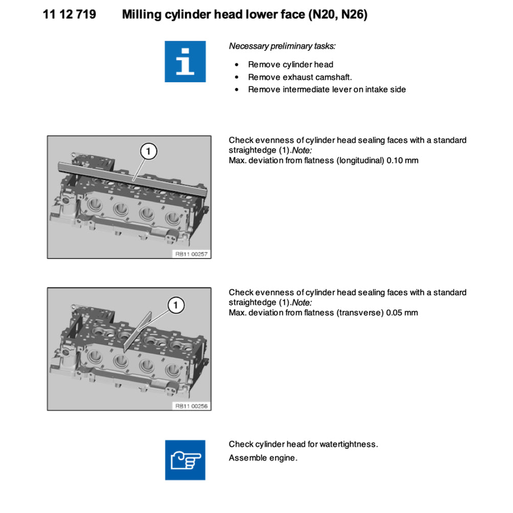 BMW ENGINE N20 / B48 SERVICE REPAIR MANUAL