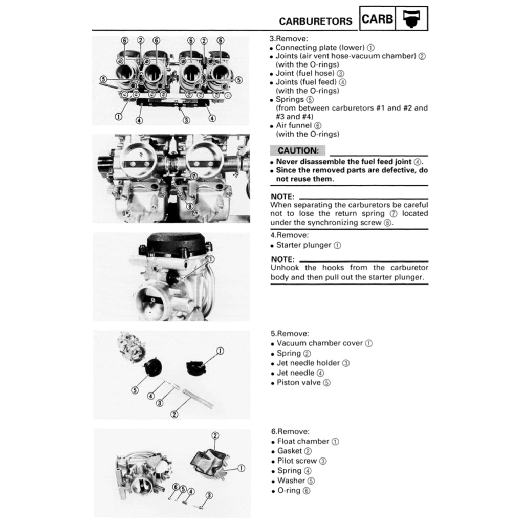 YAMAHA YZF600R THUNDERCAT (1996-2007) SERVICE WORKSHOP MANUAL + OWNER'S MANUAL
