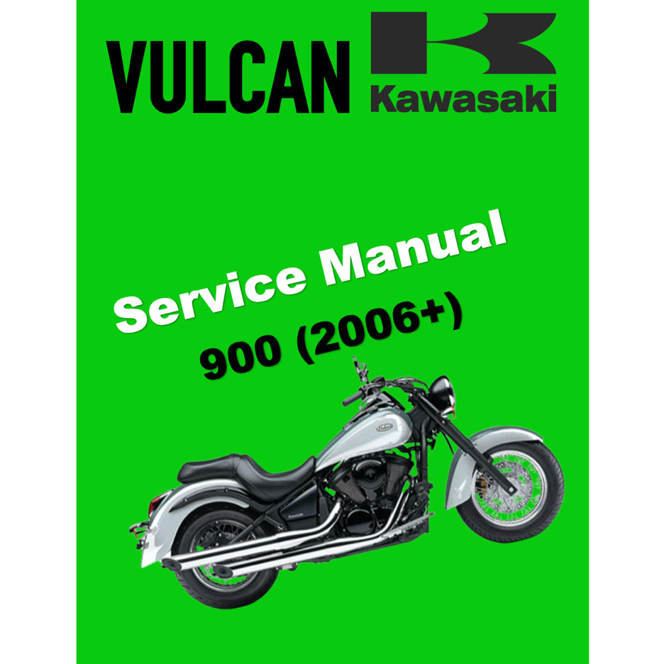 KAWASAKI VULCAN 900 VN900 (2006+) SERVICE WORKSHOP MANUAL + PARTS CATALOGUE + OWNER'S MANUAL