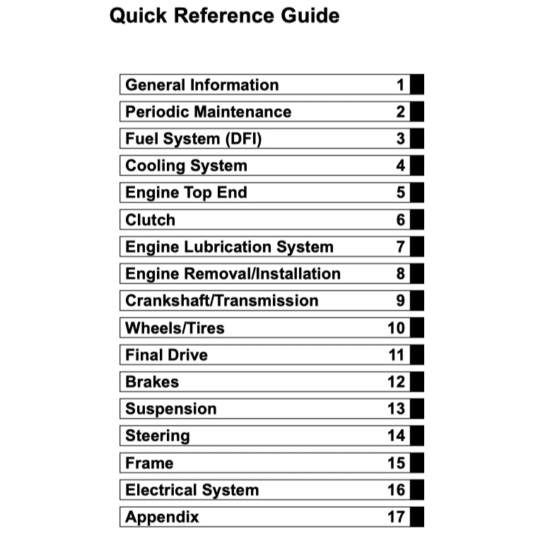 KAWASAKI ER-6f ER6f (2006-2014) SERVICE WORKSHOP MANUAL + OWNER'S MANUAL