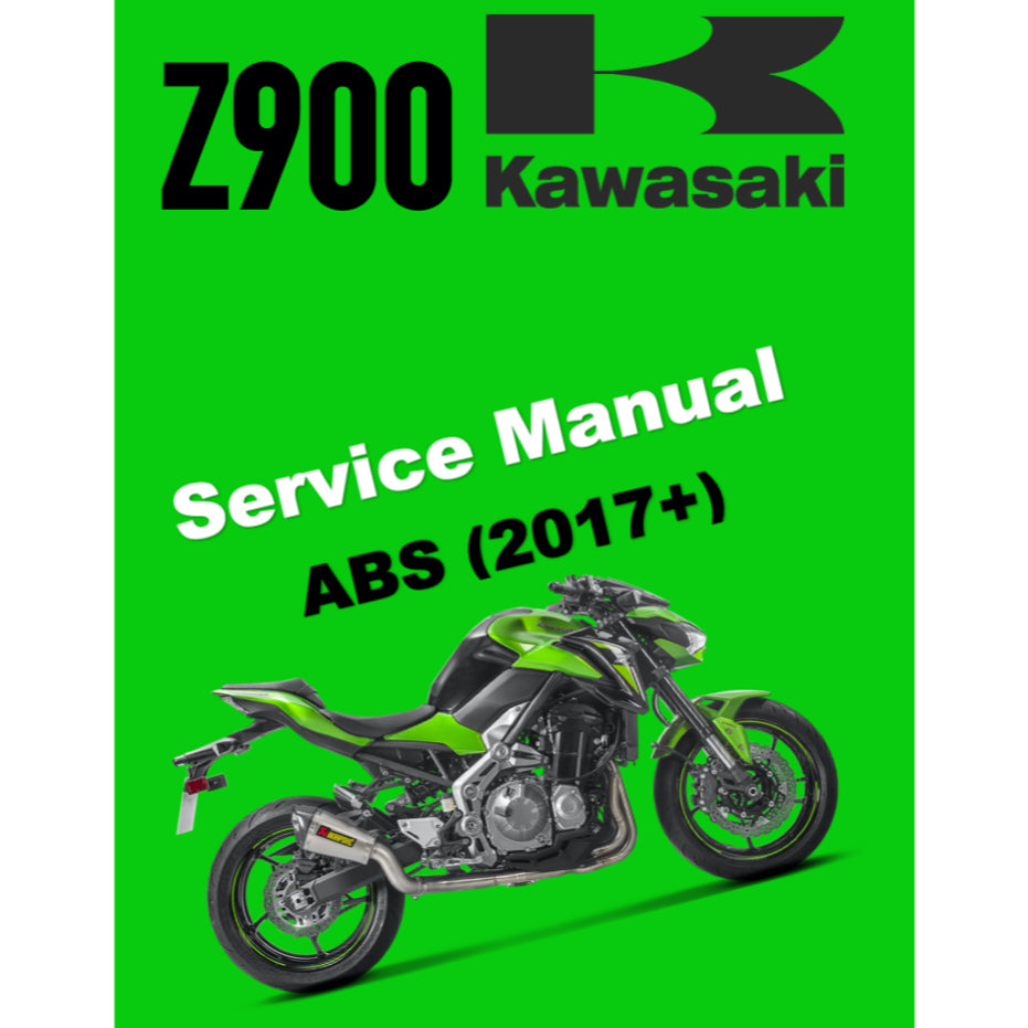 KAWASAKI Z900 ABS (2017+) SERVICE WORKSHOP MANUAL + PARTS CATALOGUE + OWNER'S MANUAL